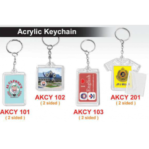 [Keychain] Acrylic Keychain - AKCY101, AKCY102, AKCY103, AKCY201